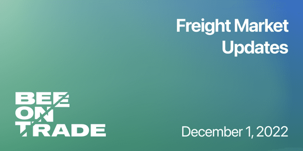 Freight Market Update - December 1, 2022